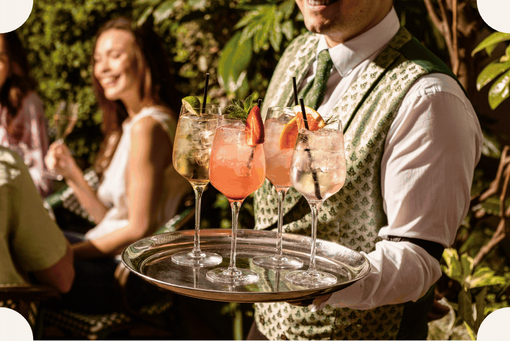 Complimentary Hugo Spritz