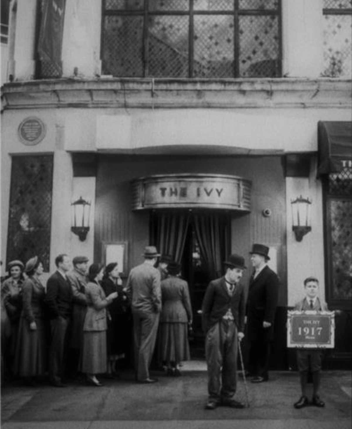 Charlie Chaplin at The Ivy